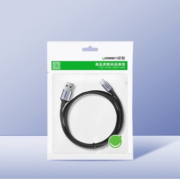 ЗЕЛЕНЫЙ КАБЕЛЬ USB / USB TYPE-C QC3.0 3A 1M БЫСТРАЯ ЗАРЯДКА