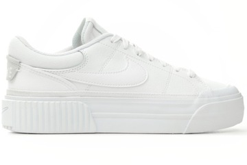 Buty NIKE COURT LEGACY LIFT Damskie białe sneakersy platformy