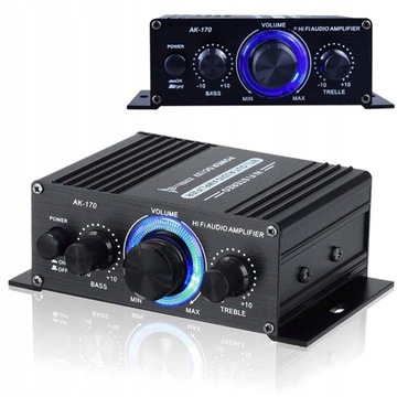 AK-170 BLUETOOTH 5.1 СТЕРЕО АУДИОУСИЛИТЕЛЬ, 12 В