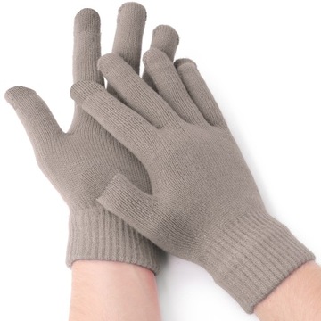 Damskie rękawiczki DOTYKOWE elastyczne UNIWERSALNE