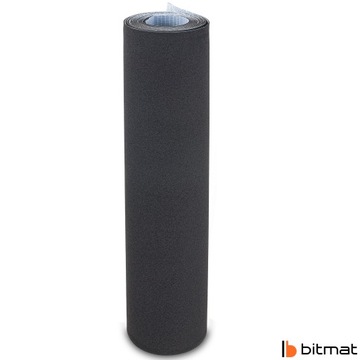Впитывающий резиновый коврик с полуоткрытыми порами Bitmat 3 мм, эффективный, черный
