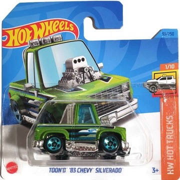 HOT WHEELS TOON'D' 83 CHEVY SILVERADO HOT TRUC2023