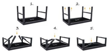 Садовая мебель на 6 человек Комплект ORLANDO FIESTA Lyon 'CORFU' + БЕСПЛАТНЫЙ протектор