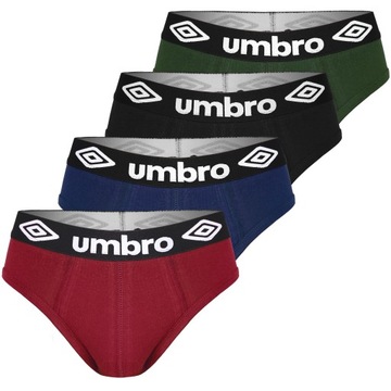 Umbro Slipy Majtki Męskie Bawełniane Zestaw BM210 12 sztuk Rozmiar M