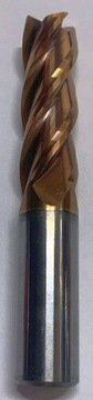 Твердосплавная фреза VHM Fi. 12мм 4 пера 55HRC TiSiN