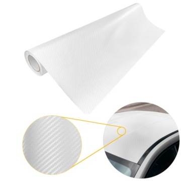 Fólie pro olepování prvků karoserie, bílá, karbonová, 3D