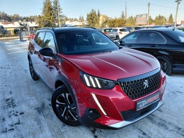 Peugeot 2008 II SUV 1.2 PureTech 130KM 2021 Peugeot 2008 GT Automat Panorama Kamera Full LED 1.2 Benzyna 130KM, zdjęcie 2