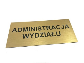 Tabliczka na drzwi grawerowana, dowolne napisy