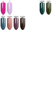 Набор ногтей 15x La'kier Hybrid Varnish Top Top + Сумка для фруктовой фруктовой сумки для лампы