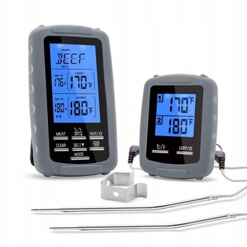 ТЕРМОМЕТР ДЛЯ МЯСА БЕСПРОВОДНОЙ ДИСТАНЦИОННЫЙ БАРБЕКЮ-ГРИЛЬ
