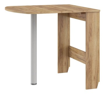 Stolik rozkładany HOMI MINI 6 craft złoty 17-81 cm