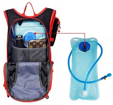 ТУРИСТИЧЕСКИЙ РЮКЗАК для велосипеда Беговой велосипед + поясная сумка + сетка для шлема