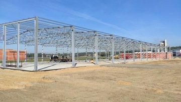 Стальная конструкция зала, сарая,