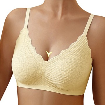 Sexy One-Piece Bra Women No Steel Ring Breathable