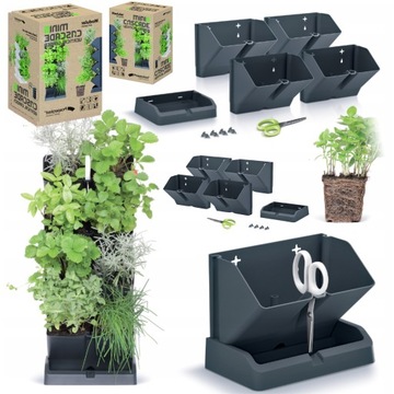 OGRÓD WERTYKALNY 2xDONICZKA KASKADA MODUŁOWA ZIOŁA