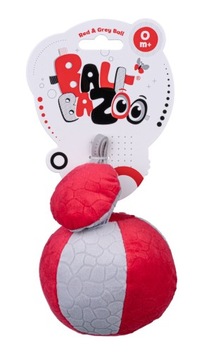 BALIBAZOO PIŁKA CZERWONO- SZARA