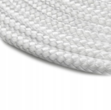 POLYPROPYLENE ROPE 3mm Sailing Braided White Universal Smooth 5m