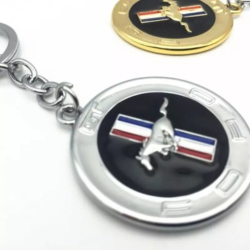 Металлический брелок Mustang GT для фанатов FORD