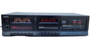 Magnetofon catette deck Akai HX A 301W dwukasetowy