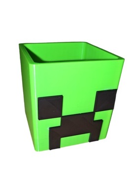 Organizer Minecraft Creeper duży pojemny oryginalny kubek na kredki