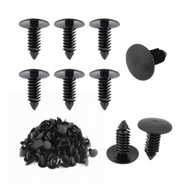 100 X 7.5MM OTWÓR PLASTIKOWY NIT DO DRZWI KLIPSY