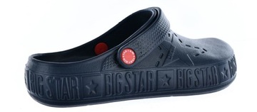 Женские шлепанцы из крокодиловой кожи Big Star II275002 синие 36