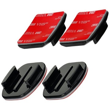 Комплект из 4 клеев 3М и клейкого крепления для спортивных камер GoPro.