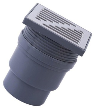 KRATKA ŚCIEKOWA 15cm REGULOWANA Fi110 ODPŁYW DOLNY