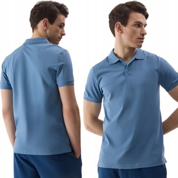 Koszulka Polo Męska 4F T-shirt Bawełniany Polówka Limitowana SS24