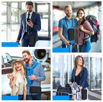 СУМКА-ОРГАНИЗАТОР ДЛЯ ПАСПОРТА с RFID-блокировкой, черный