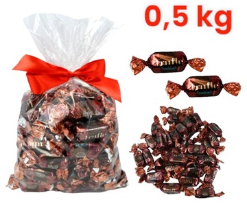 Odra Cukierki Trufle W Czekoladzie Rumowa 0,5 kg 500 g trufla