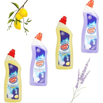 Płyn Super Finn 1l czyszczenie WC lawenda cytryna