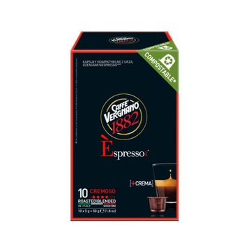 Caffè Vergnano Nespresso Cremoso капсулы 10 шт.