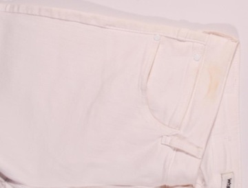 WRANGLER spodnie JEANS white SKINNY CROP _ W31 L32