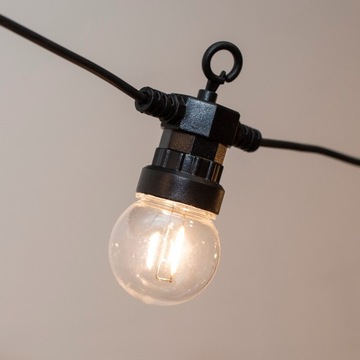 СВЕТИЛЬНАЯ САДОВАЯ ГИРЛЯНДИЯ 10LED IP44 - НИТЬ НА НИТИ