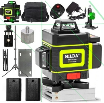 POZIOMICA LASEROWA 16/360°LASER KRZYŻOWY 4D+STATYW