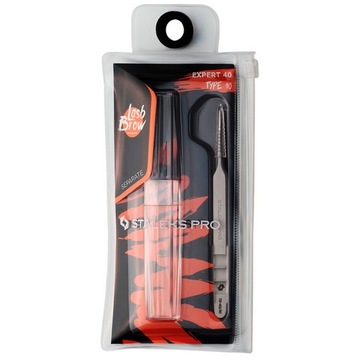 СТАЛЕКС ПРОФЕССИОНАЛЬНЫЙ ПИНЦЕТ ДЛЯ НАРАЩИВАНИЯ РЕСНИЦ ПРЯМОЙ ЭКСПЕРТ ТЭ-40/10