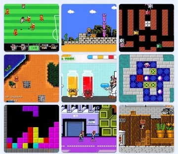 МИНИ-ПОРТАТИВНАЯ КОНСОЛЬНАЯ РЕТРО-ИГРА 400 ИГР, ПОДКЛЮЧЕННЫХ К ТЕЛЕВИЗОРУ ПОДАРОК ​​МАРИО