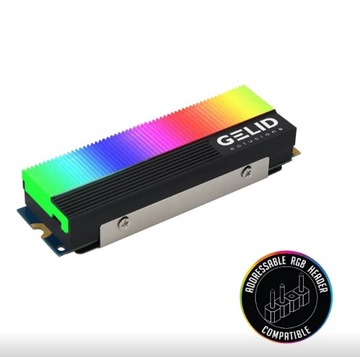 Радиатор для твердотельного накопителя M.2 Gelid GLINT ARGB