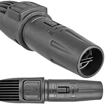 PISTOLET WĄŻ 15m DYSZA VARIO do myjki BLACK DECKER BOSCH AQT Wtyk 8mm / 9mm