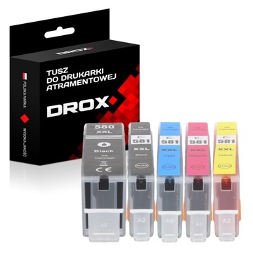 5x Tusz do Canon PGI-580 XXL CLI-581 TR7550 TS6150