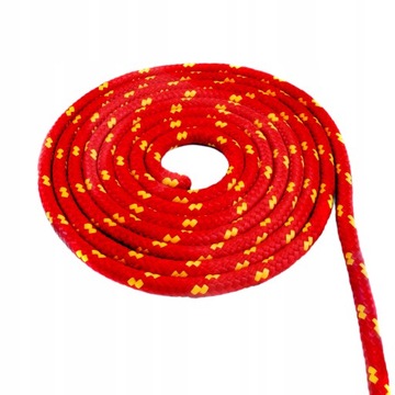 Lina Linka polipropylenowa pleciona żeglarska CZERWONA 16mm 1m