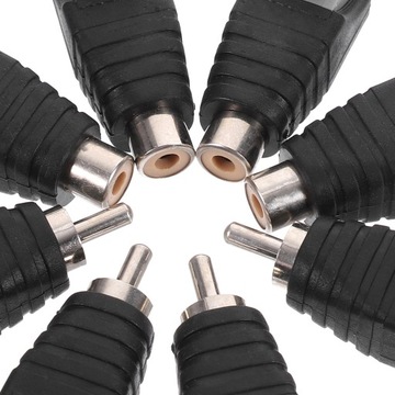 8шт. Провод динамика к адаптеру RCA Разъем Rca