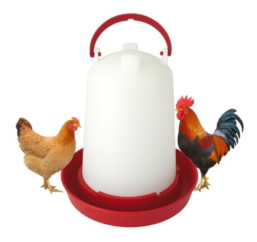 Feeder 6 кг + пьющий для птицы 6 L Зарядка кормления для цыплят для утиных густей
