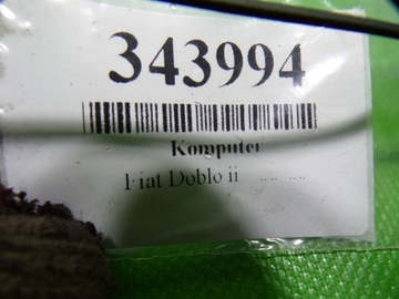 FIAT DOBLO II 1.6 M-JET JEDNOTKA ŘÍZENÍ MOTORU 51899611 0281017012