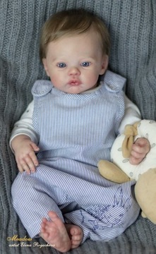 Reborn Baby Silicone lalka 48 cm Korpus z tkaniny