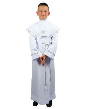 ALBA KOMUNIJNA - UNISEX DLA CHŁOPCA I DZIEWCZYNKI