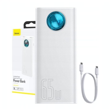 Baseus Powerbanka 30000 mAh 65W 5X Usb Usb typu C 5A Qc 3.0 s displejem