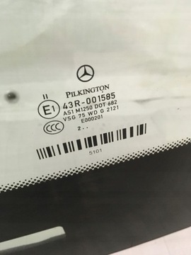 C TŘÍDA W204 FACELIFT 2012 SKLO (OKNO) PŘEDNÍ ČELNÍ SENSOR