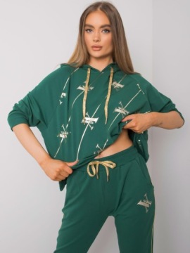 женский DRESS комплект толстовка с капюшоном подарок F6871 хаки L/XL